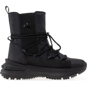 Czarne buty zimowe Calvin Klein w stylu casual