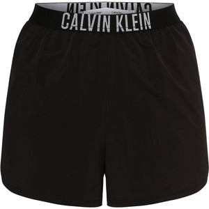 Czarne szorty Calvin Klein w sportowym stylu