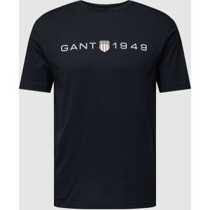 T-shirt Gant z bawełny w młodzieżowym stylu