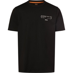 T-shirt Hugo Boss z dżerseju z nadrukiem z krótkim rękawem