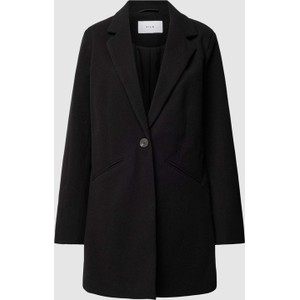 Czarny płaszcz Vila w stylu casual