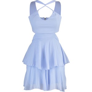 Niebieska sukienka Trendyol bez rękawów mini