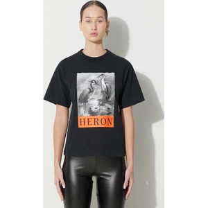 T-shirt Heron Preston w młodzieżowym stylu z krótkim rękawem