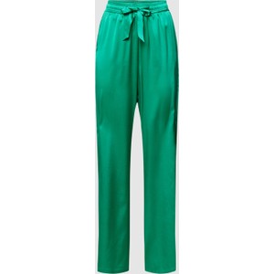 Zielone spodnie The Mercer N.Y. z jedwabiu w stylu retro