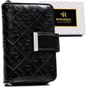 Czarny portfel Rovicky