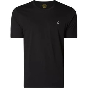 Czarny t-shirt Ralph Lauren z krótkim rękawem