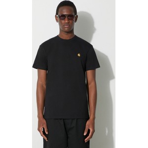 Czarny t-shirt Carhartt WIP w stylu casual z bawełny