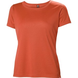 Pomarańczowa bluzka Helly Hansen w stylu casual z krótkim rękawem
