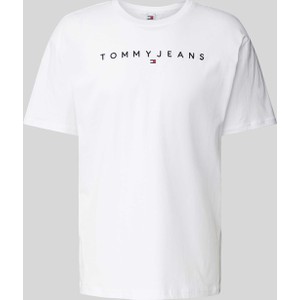 T-shirt Tommy Jeans z bawełny z krótkim rękawem w młodzieżowym stylu