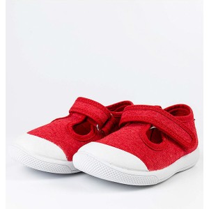 Czerwone buciki niemowlęce Kavat na rzepy