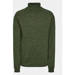 Zielony sweter Blend w stylu casual z golfem