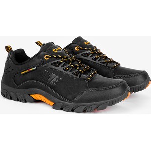 Czarne buty trekkingowe Badoxx sznurowane
