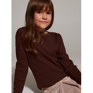 Bluzka dziecięca Reserved z bawełny dla dziewczynek z długim rękawem