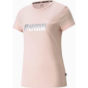 T-shirt Puma w sportowym stylu z krótkim rękawem z tkaniny