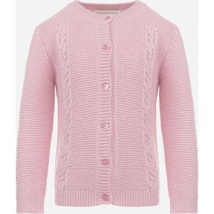 Różowy sweter born2be z tkaniny