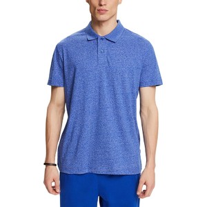 Niebieska koszulka polo Esprit z krótkim rękawem