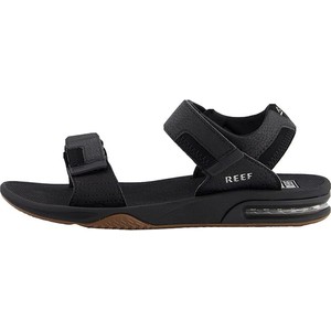 Czarne buty letnie męskie Reef w stylu casual na rzepy