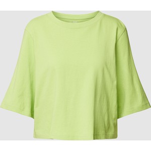 Zielony t-shirt Jake*s z okrągłym dekoltem z krótkim rękawem