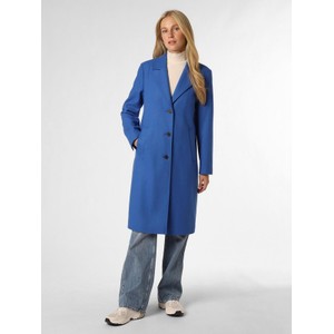Niebieski płaszcz Selected Femme bez kaptura w stylu casual z wełny