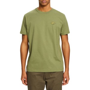 Zielony t-shirt Esprit z krótkim rękawem