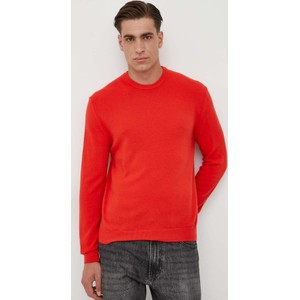 Sweter United Colors Of Benetton z okrągłym dekoltem z wełny w stylu casual