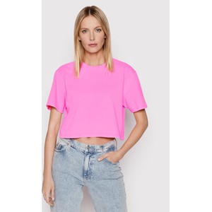 Różowy t-shirt UGG Australia w stylu casual