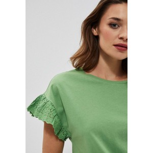 Zielona bluzka Moodo.pl z bawełny