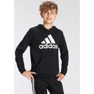 Czarna bluza dziecięca Adidas dla chłopców z bawełny