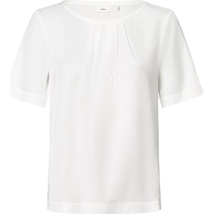 T-shirt S.Oliver Black Label z okrągłym dekoltem w stylu casual