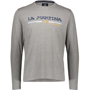 Koszulka z długim rękawem La Martina z bawełny z długim rękawem w młodzieżowym stylu