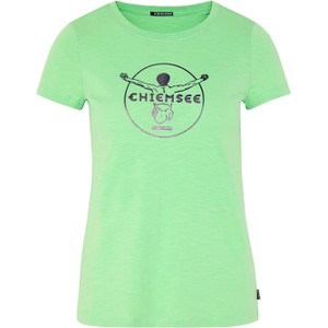 Zielony t-shirt Chiemsee z bawełny