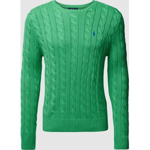 Zielony sweter POLO RALPH LAUREN z bawełny w stylu casual