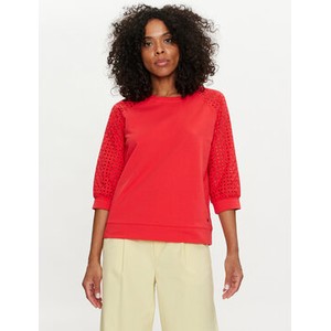 Czerwona bluzka Olsen w stylu casual