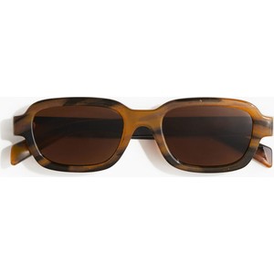 H & M & - Owalne okulary przeciwsłoneczne - Brązowy