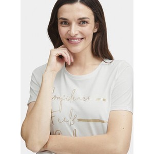 T-shirt MODIVO z okrągłym dekoltem z krótkim rękawem w młodzieżowym stylu
