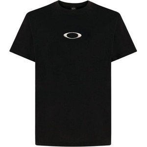 Czarny t-shirt Oakley z bawełny w stylu casual