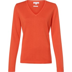 Pomarańczowy sweter brookshire z bawełny