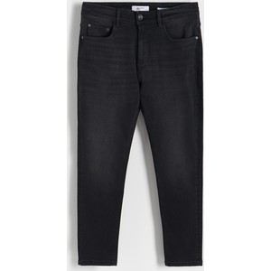 Czarne jeansy Reserved w stylu casual