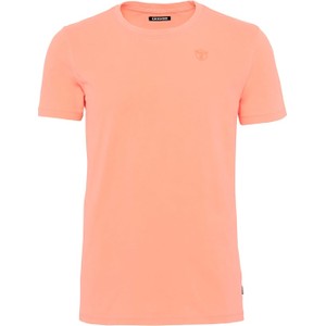 Różowy t-shirt Chiemsee z bawełny