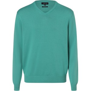 Zielony sweter Andrew James z bawełny w stylu casual