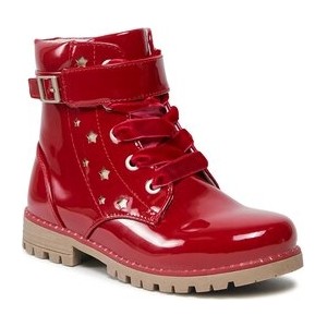 Czerwone buty dziecięce zimowe Mayoral sznurowane