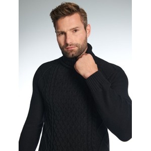 Czarny sweter Sinsay w stylu casual