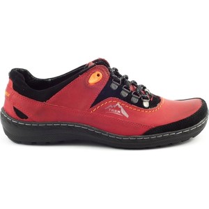 Czerwone buty trekkingowe Butymodne