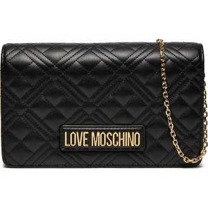 Czarna torebka Love Moschino na ramię mała matowa