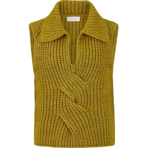 Żółty sweter Rich & Royal z bawełny w stylu casual