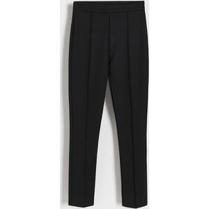 Czarne legginsy Reserved z tkaniny w stylu casual