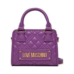 Fioletowa torebka Love Moschino do ręki średnia