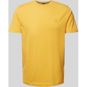 Żółty t-shirt Lerros w stylu casual