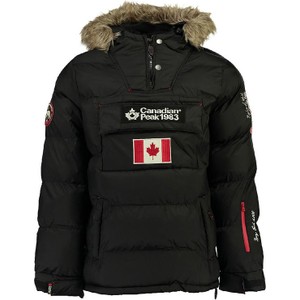 Czarna kurtka Canadian Peak krótka