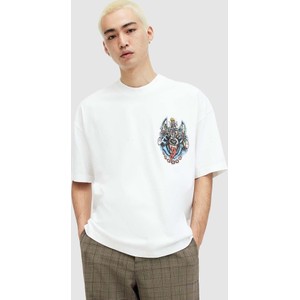 T-shirt AllSaints z krótkim rękawem w młodzieżowym stylu